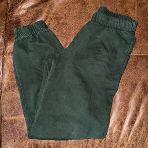 Brandy Melville green sweatpants pants